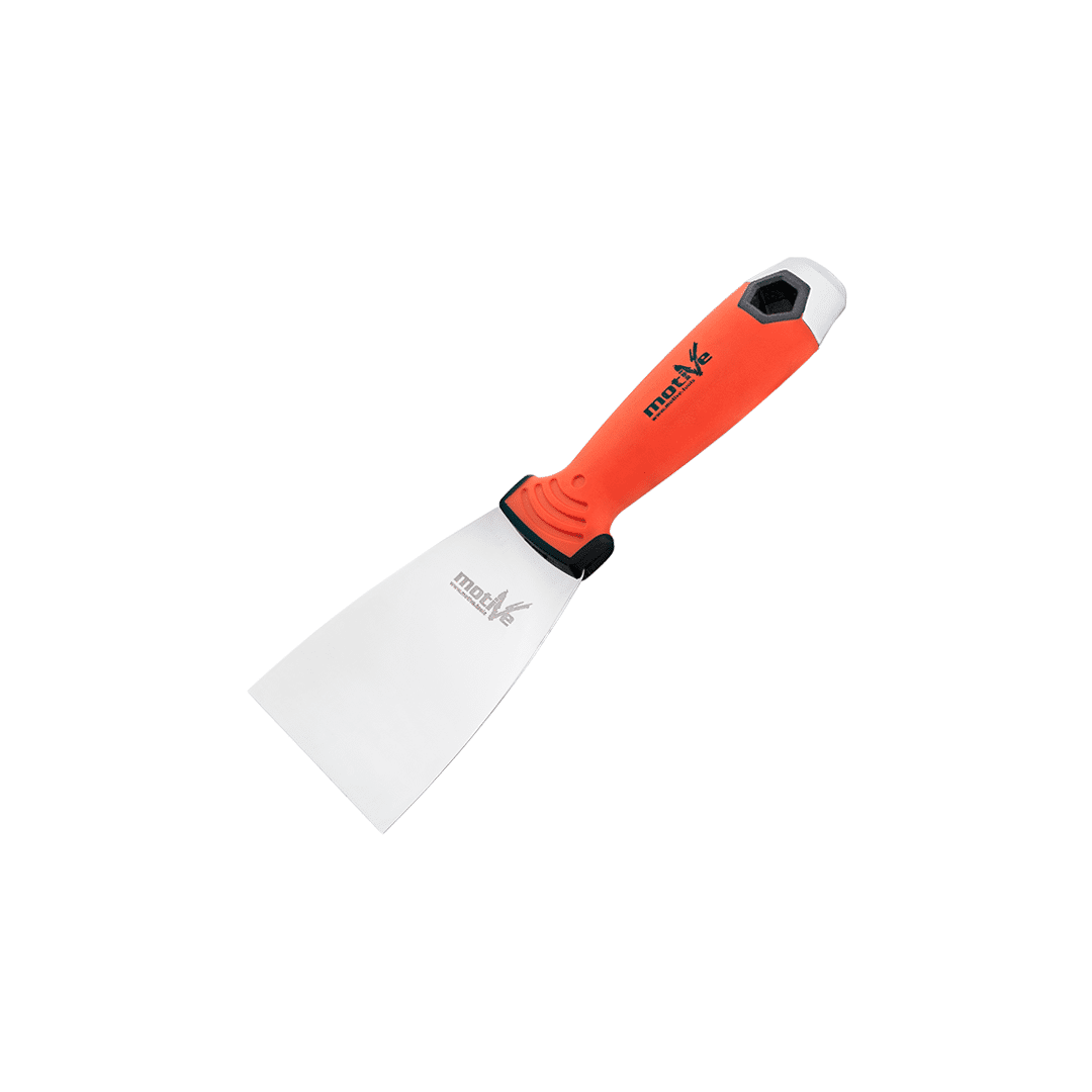 Stainless steel putty knife 80 mm