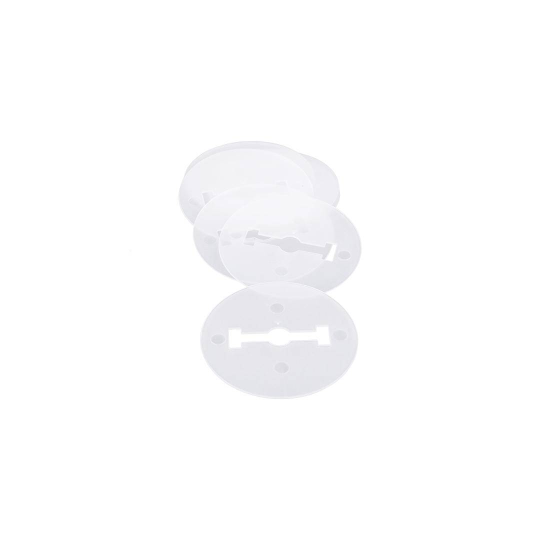Universal transparent plastic washer with hollow 100 pcs