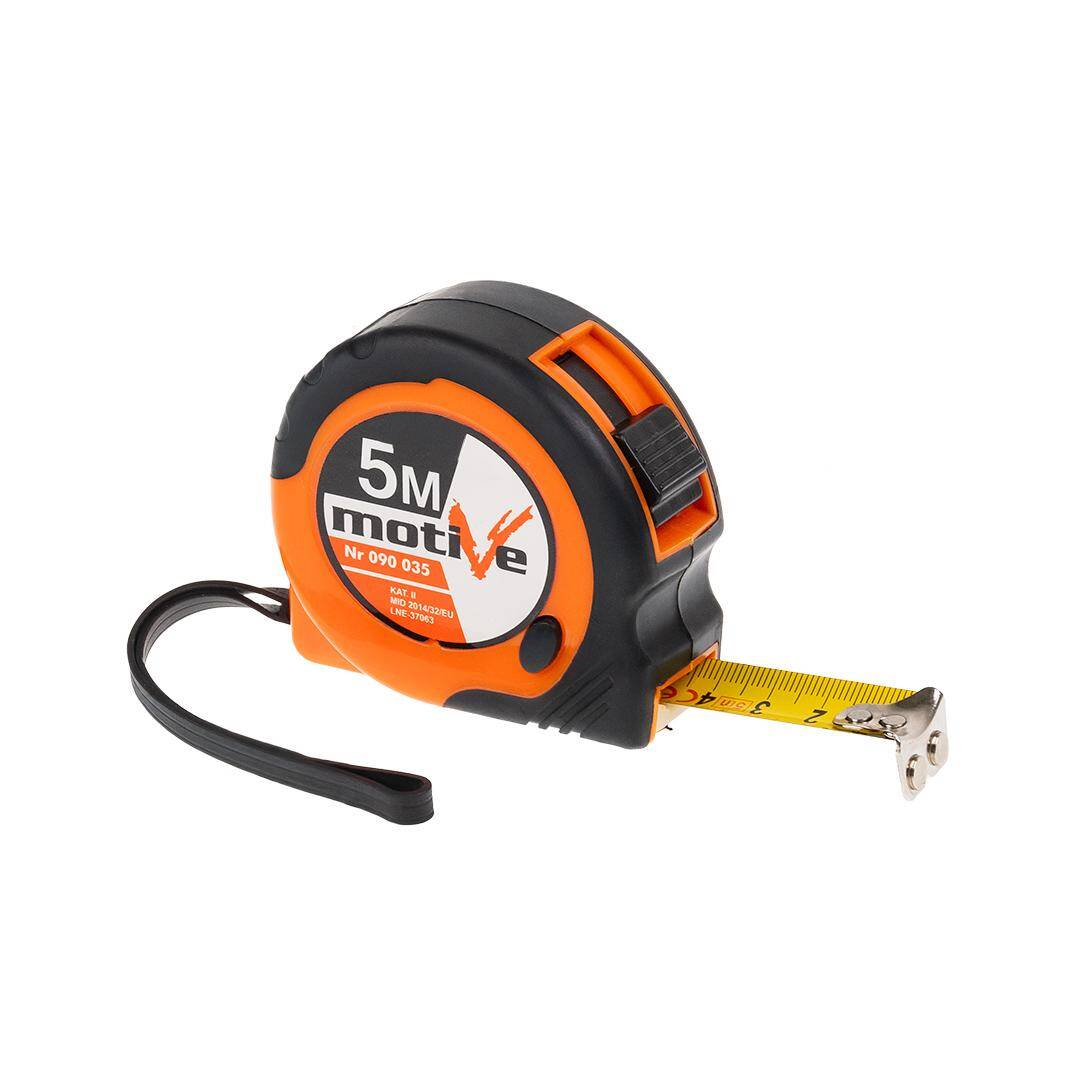 Måttband 5 m med magnet, soft grip
