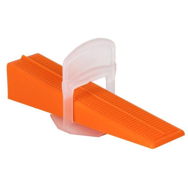 Tile leveling wedges & clips 1mm (Photo 1)