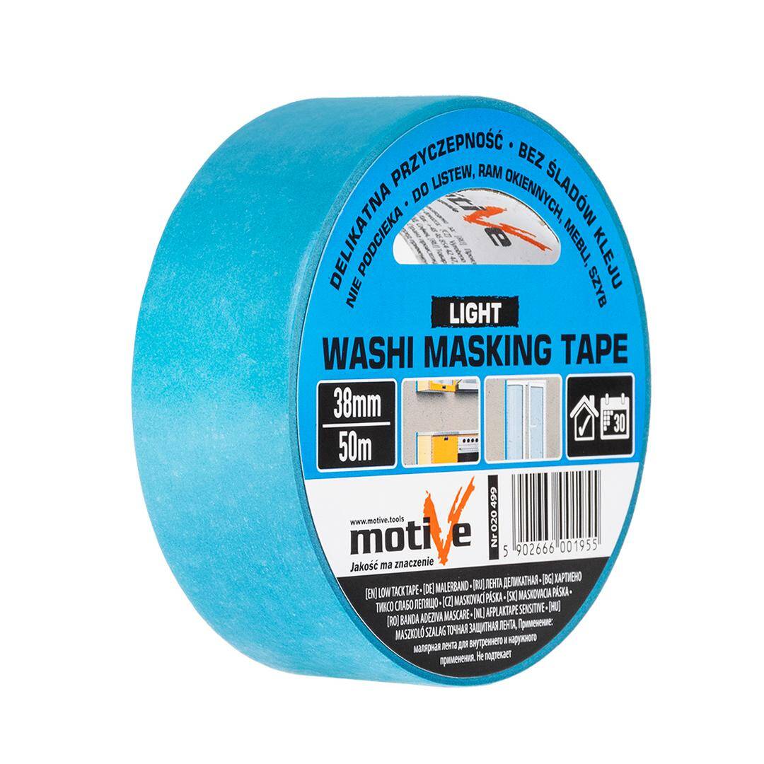 Low tack masking tape 38mm/50m