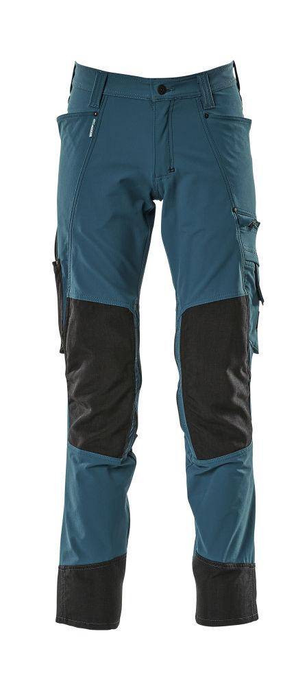 Trousers with kneepad pockets Advanced blue