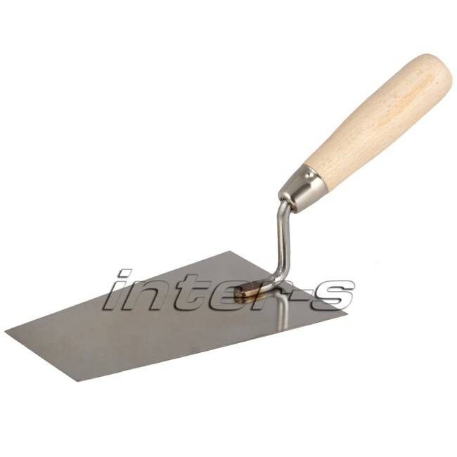 Bricklayer trapeze shape, stainless steel 160MM (Photo 1)