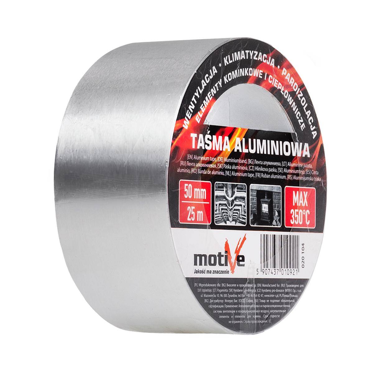  Aluminium tape 350°C 50mm x 25m