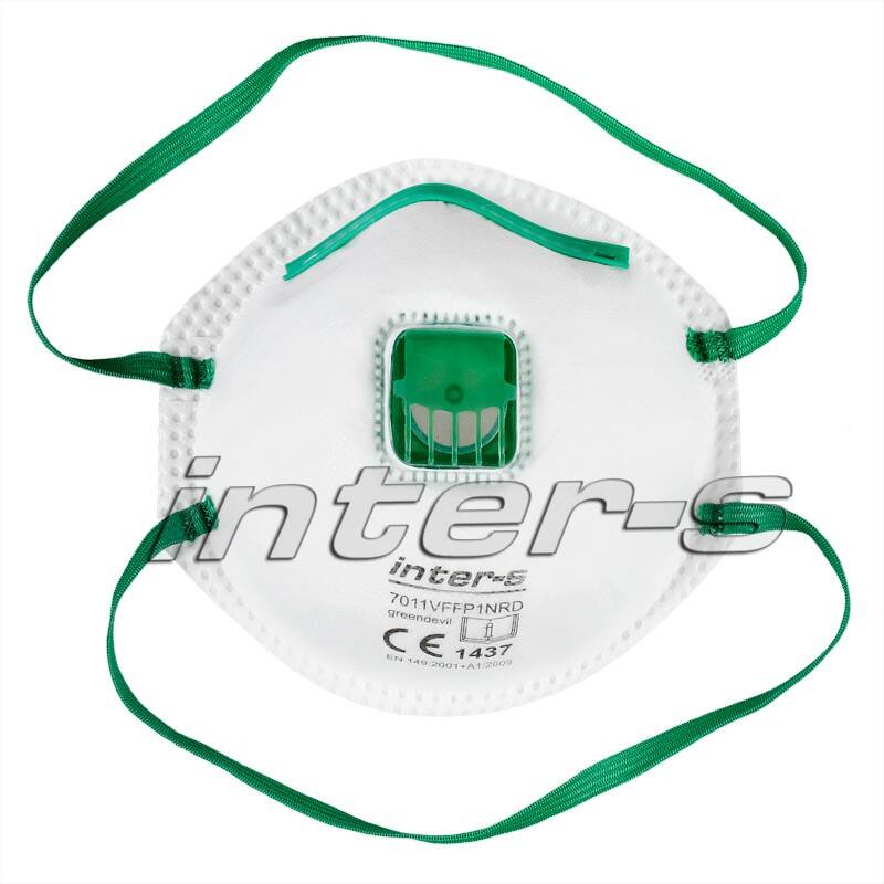 Dust mask with valve (CE)
