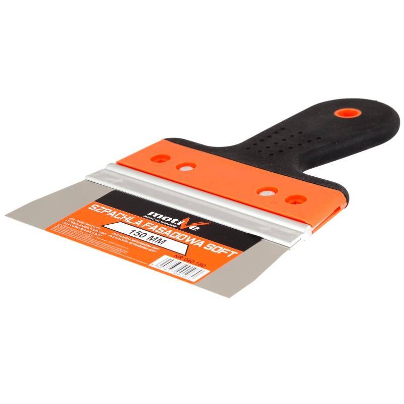 Homlokzati spatulya 150/60 mm kétkomponensű nyéllel