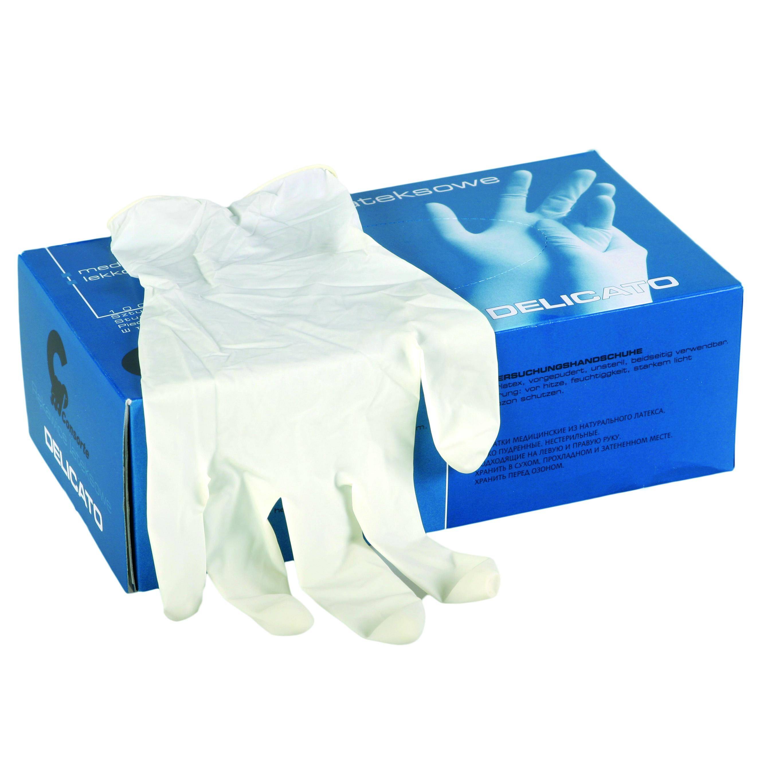 Voll-Latex-Einmal-Handschuhe