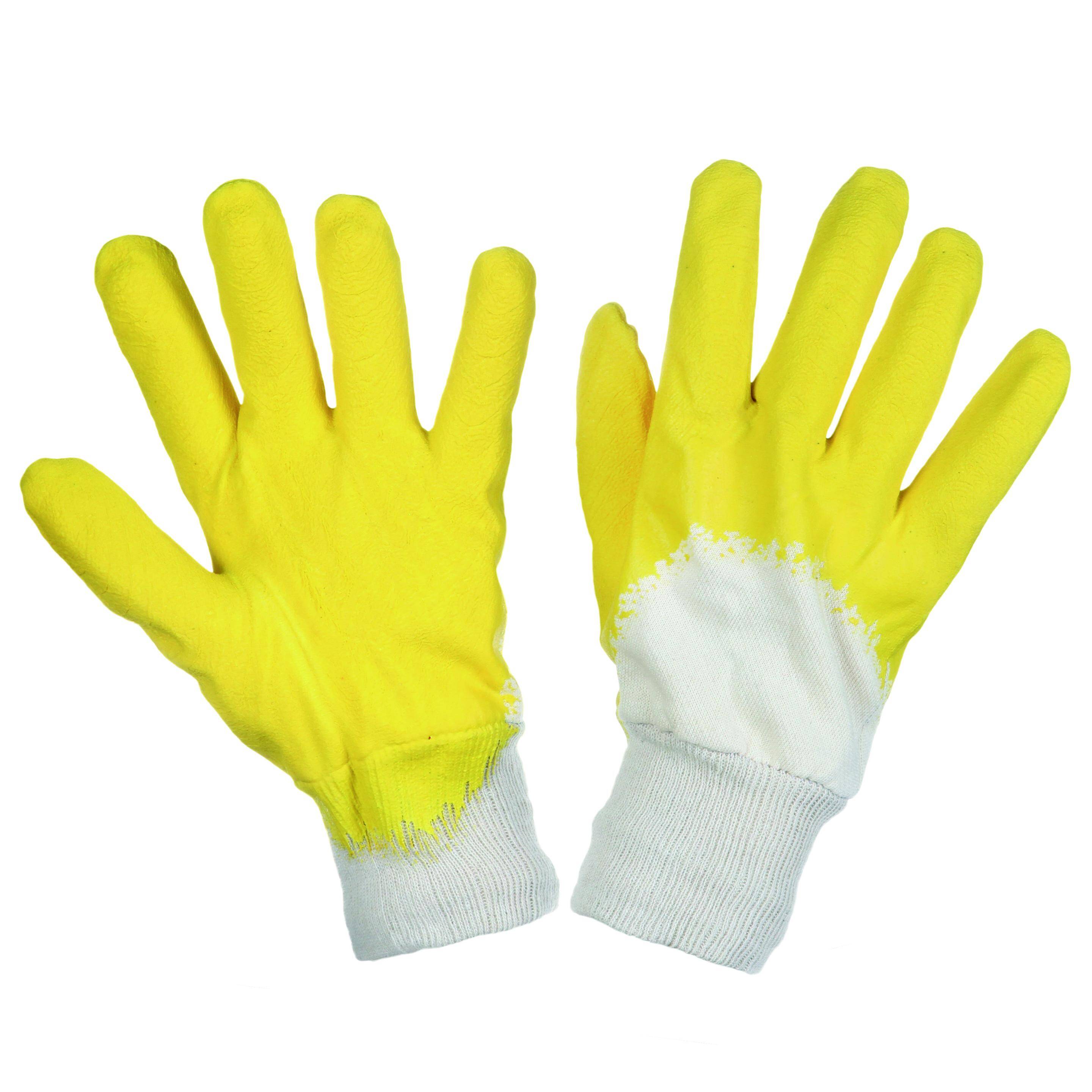Latex-Handschuhe mit Baumwollfutter