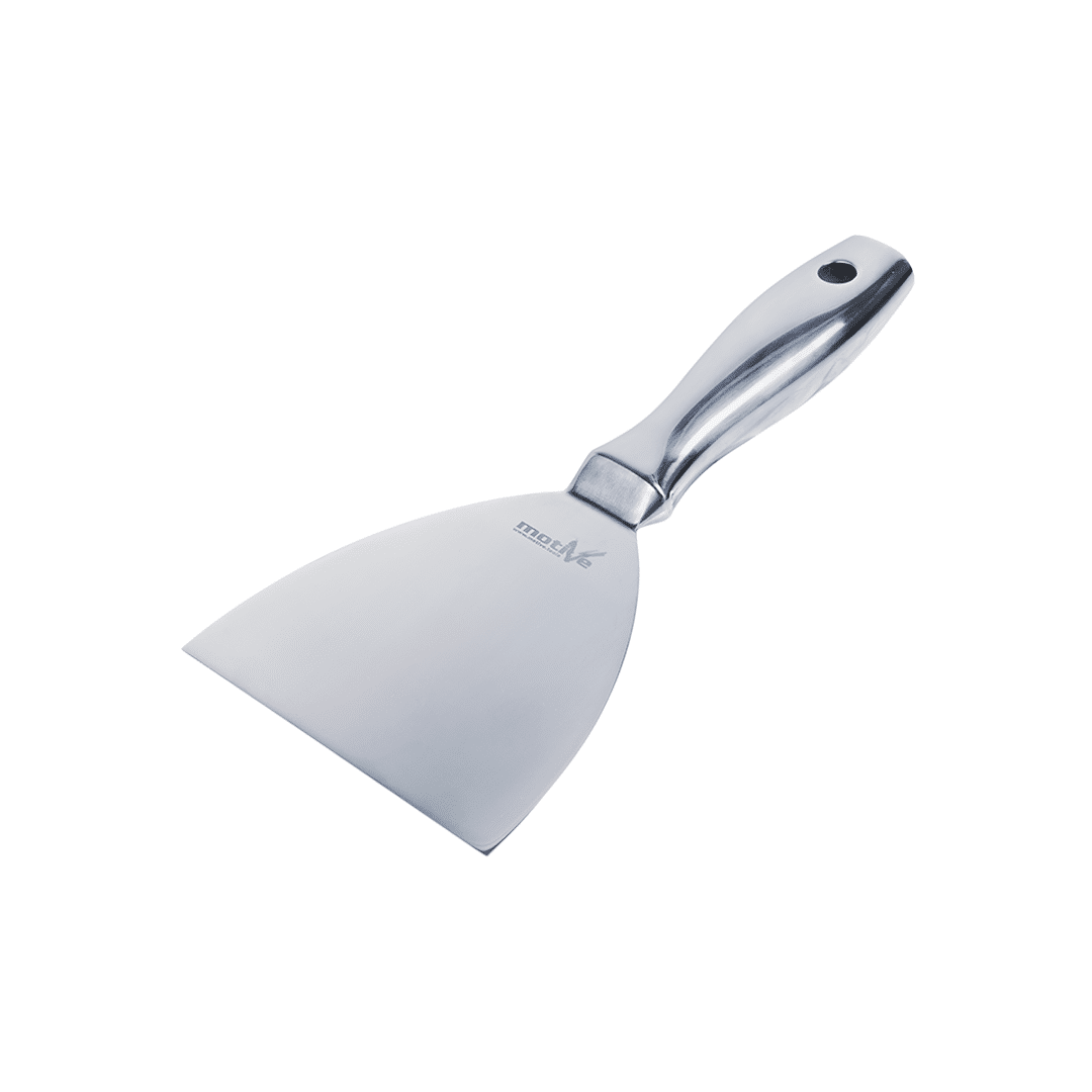 Stainless steel putty knife 125 mm Monolit