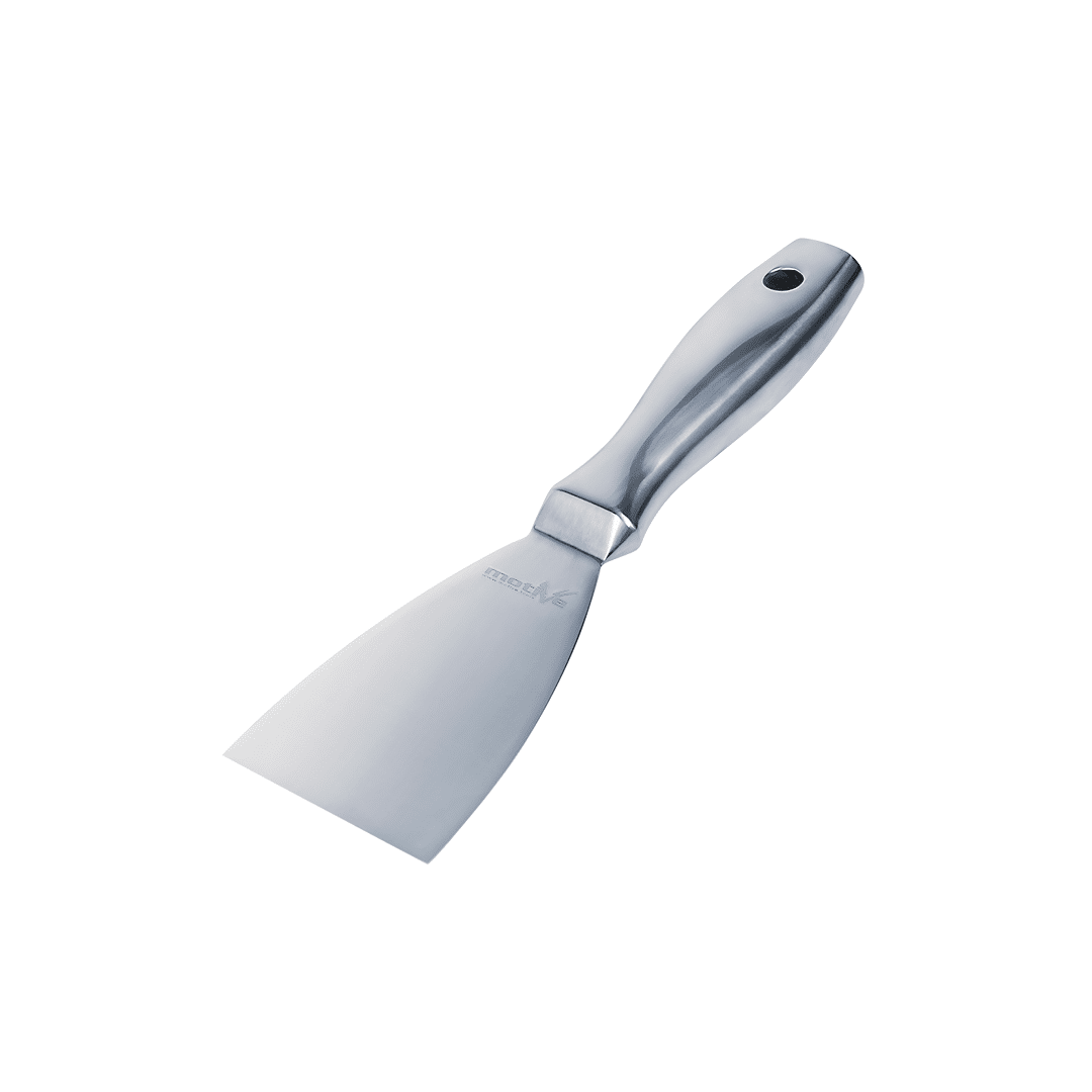 Stainless steel putty knife 76 mm Monolit