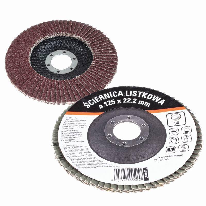 Flap disc Ø125mm grit 36
