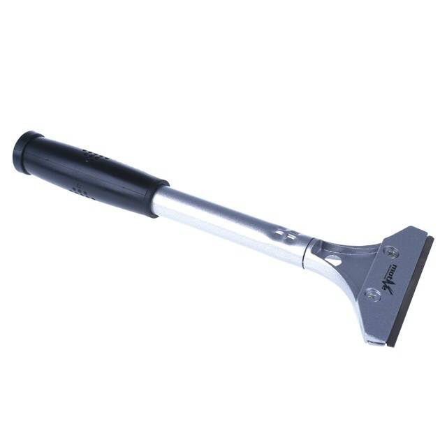 Long, aluminium handle scraper