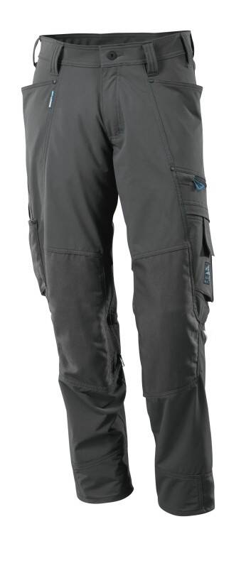 Trousers with kneepad pockets Advanced graphite (Photo 1)