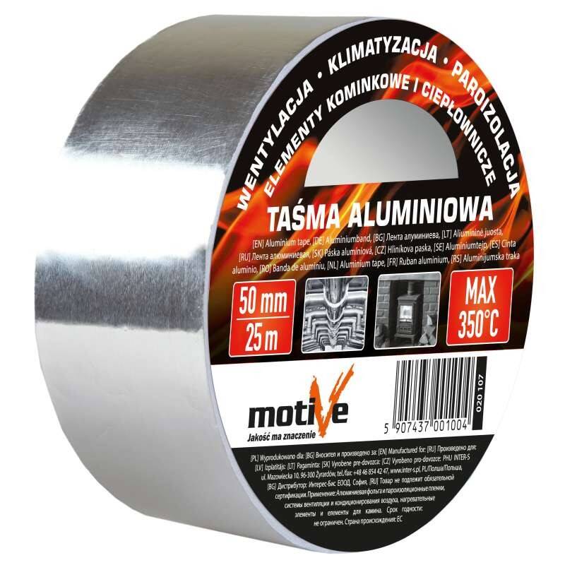 Aluminium tape 350°C 50mm/50m