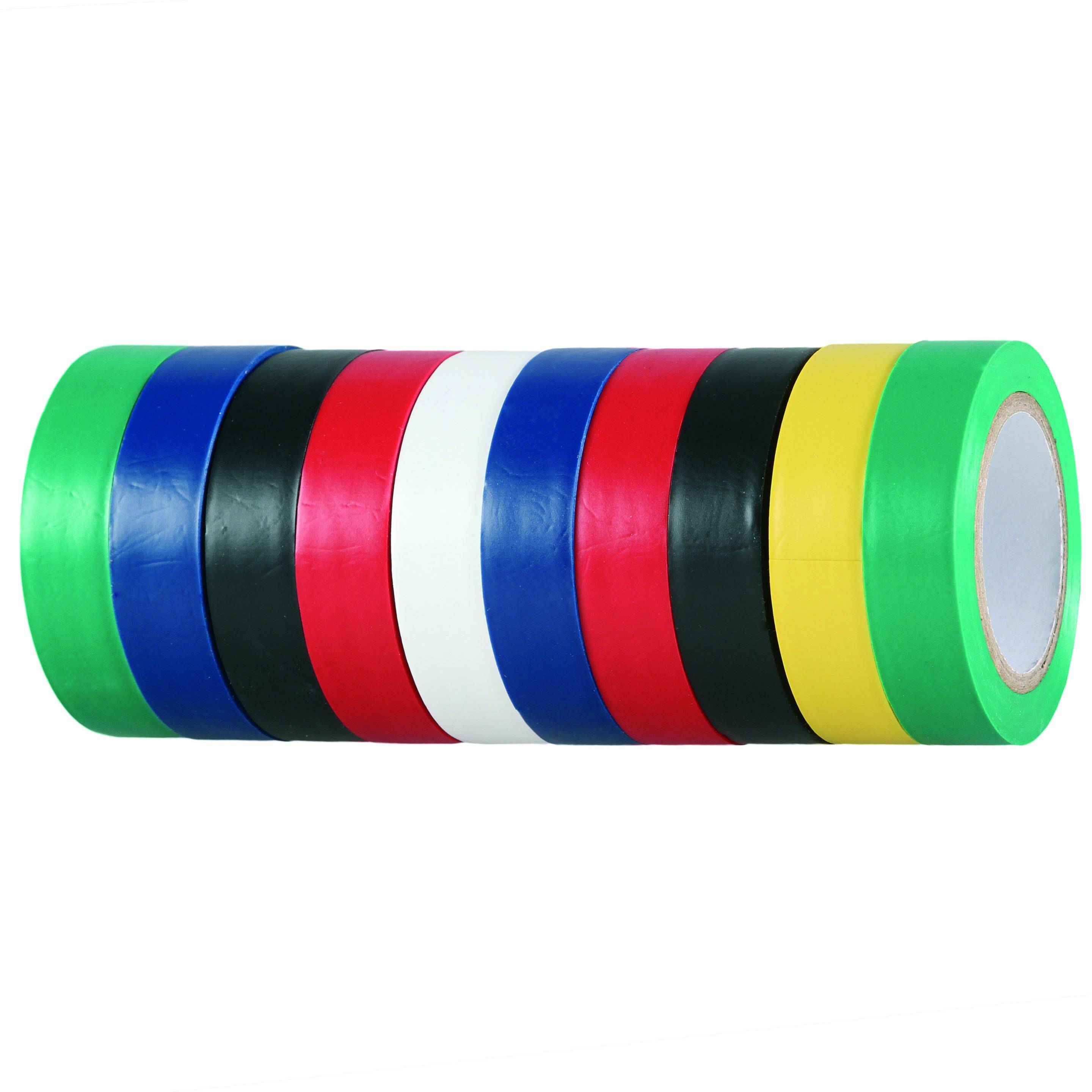 Isolerande Tejp Olika Färger 15mm/10m