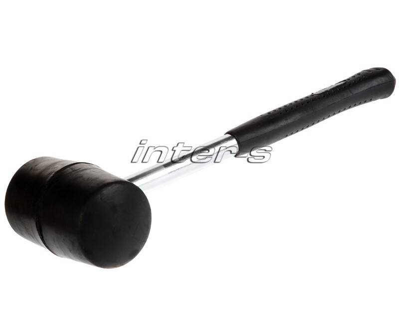 Rubber mallet with steel shaft 450g