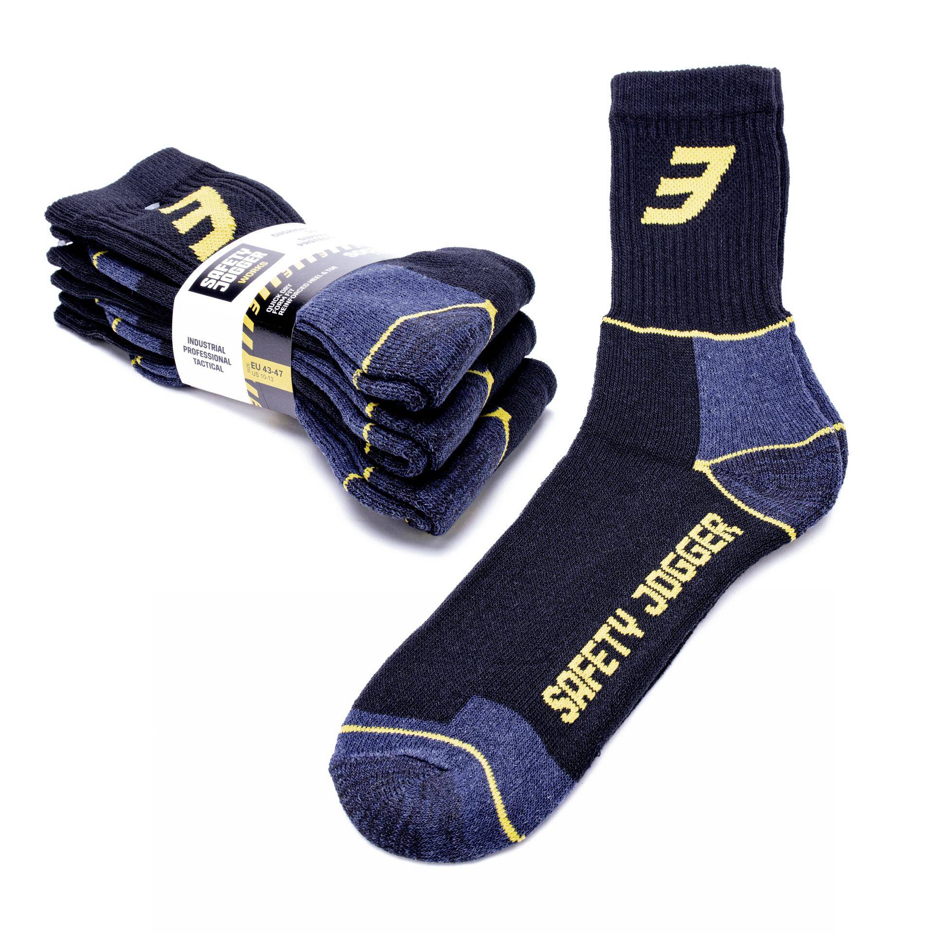 SKARPETY BLACK/YELLOW 43-47 (3 pary)