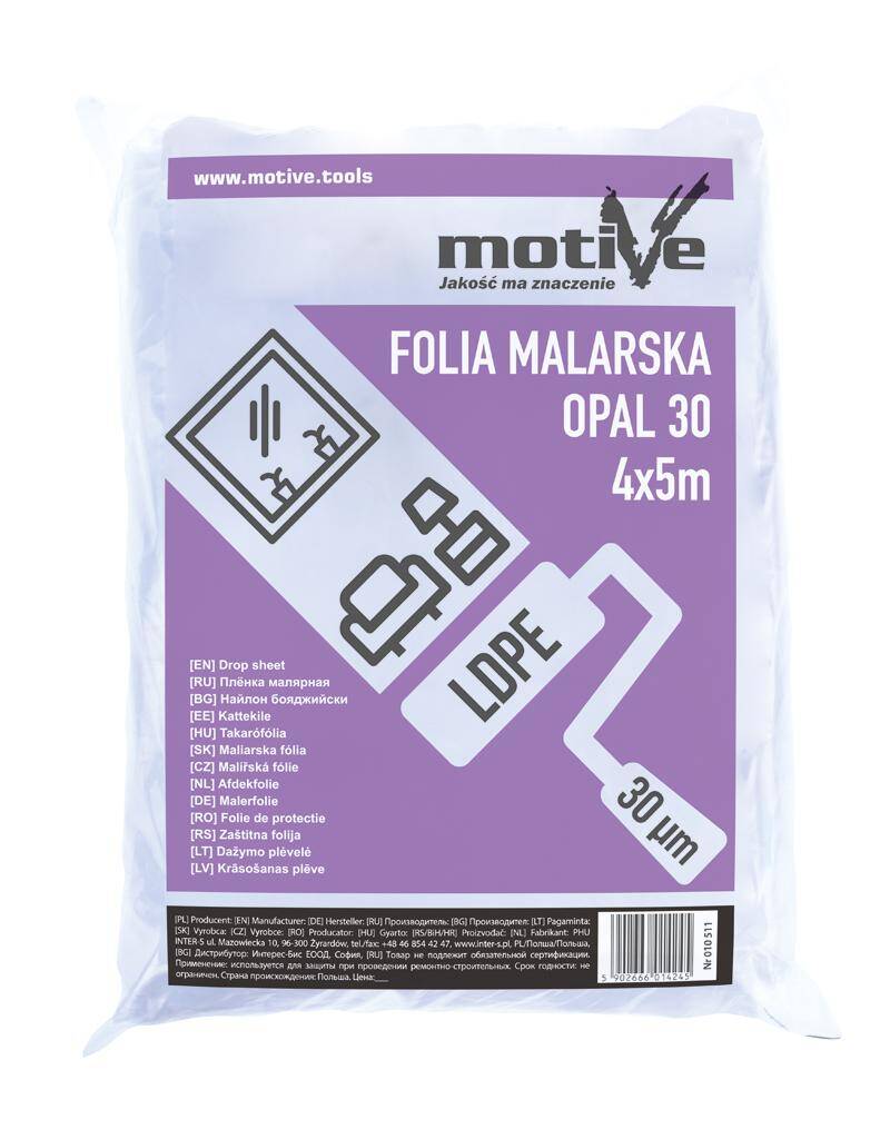 FOLIA MALARSKA STANDARD 4/5m OPAL 30