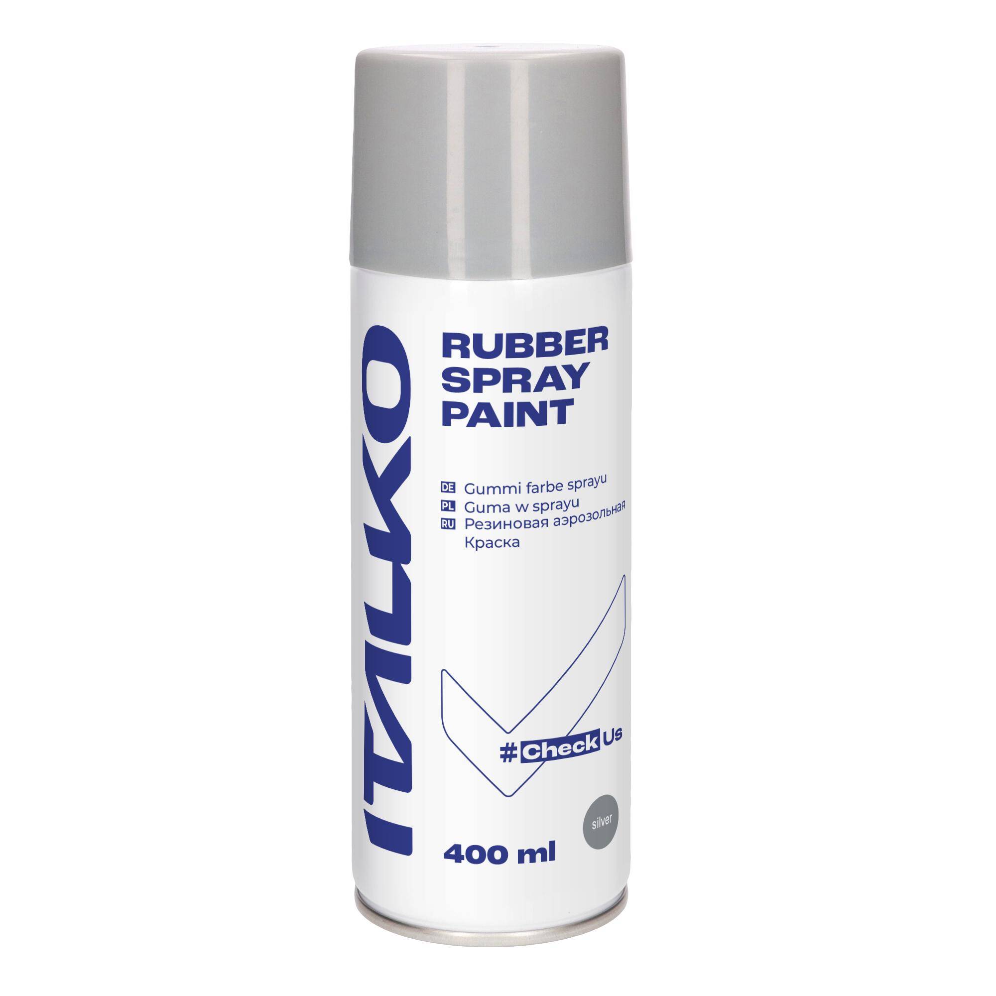 ITALKO PŁYNNA GUMA 400ML SPRAY - Srebrny