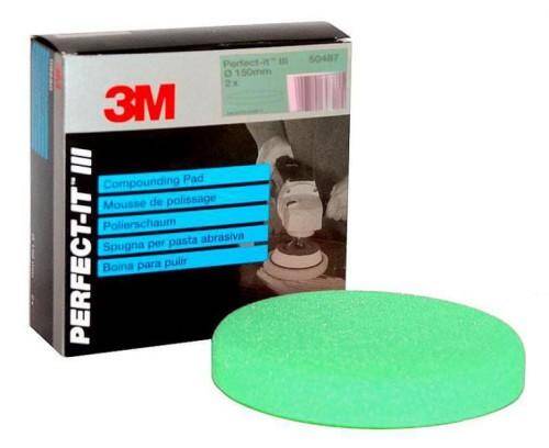 3M GĄBKA POLERSKA ZIELONA 150MM 50487