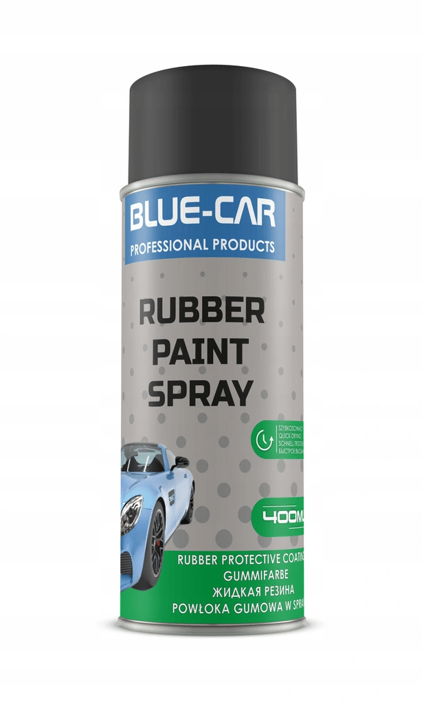 BLUE-CAR GUMA CZARNY SPRAY 400ML