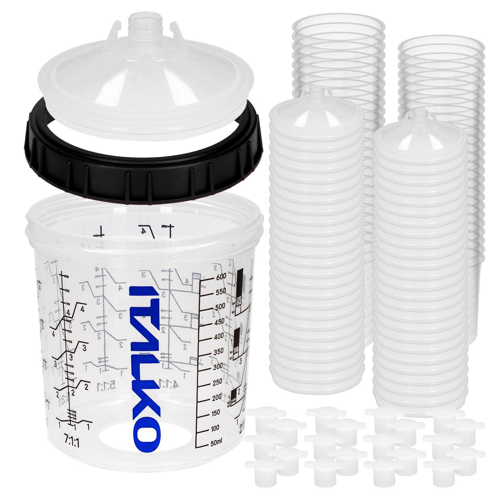ZESTAW KUBKÓW 50SZT 650ML 125MIKRON