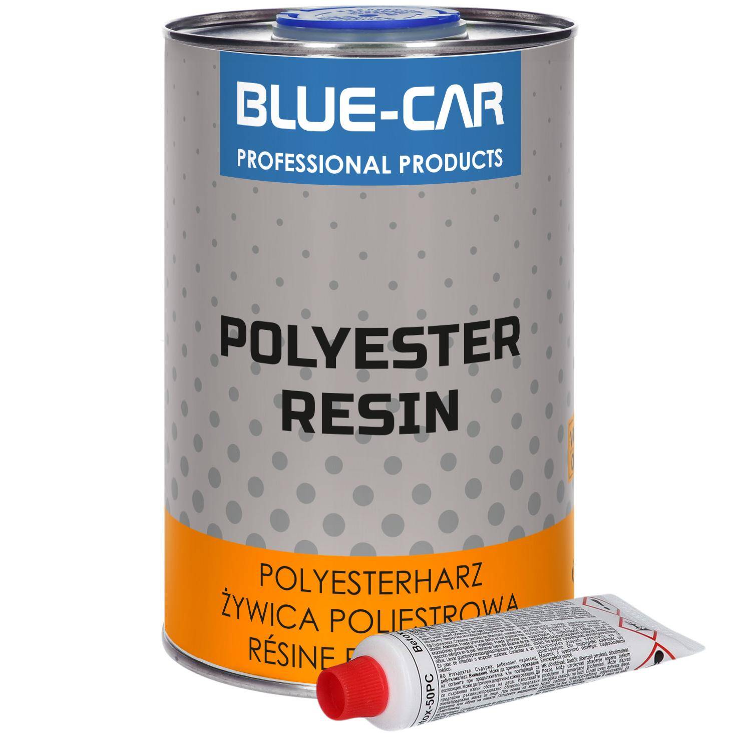 BLUE-CAR ŻYWICA POLIESTROWA + UTWARDZACZ 1L