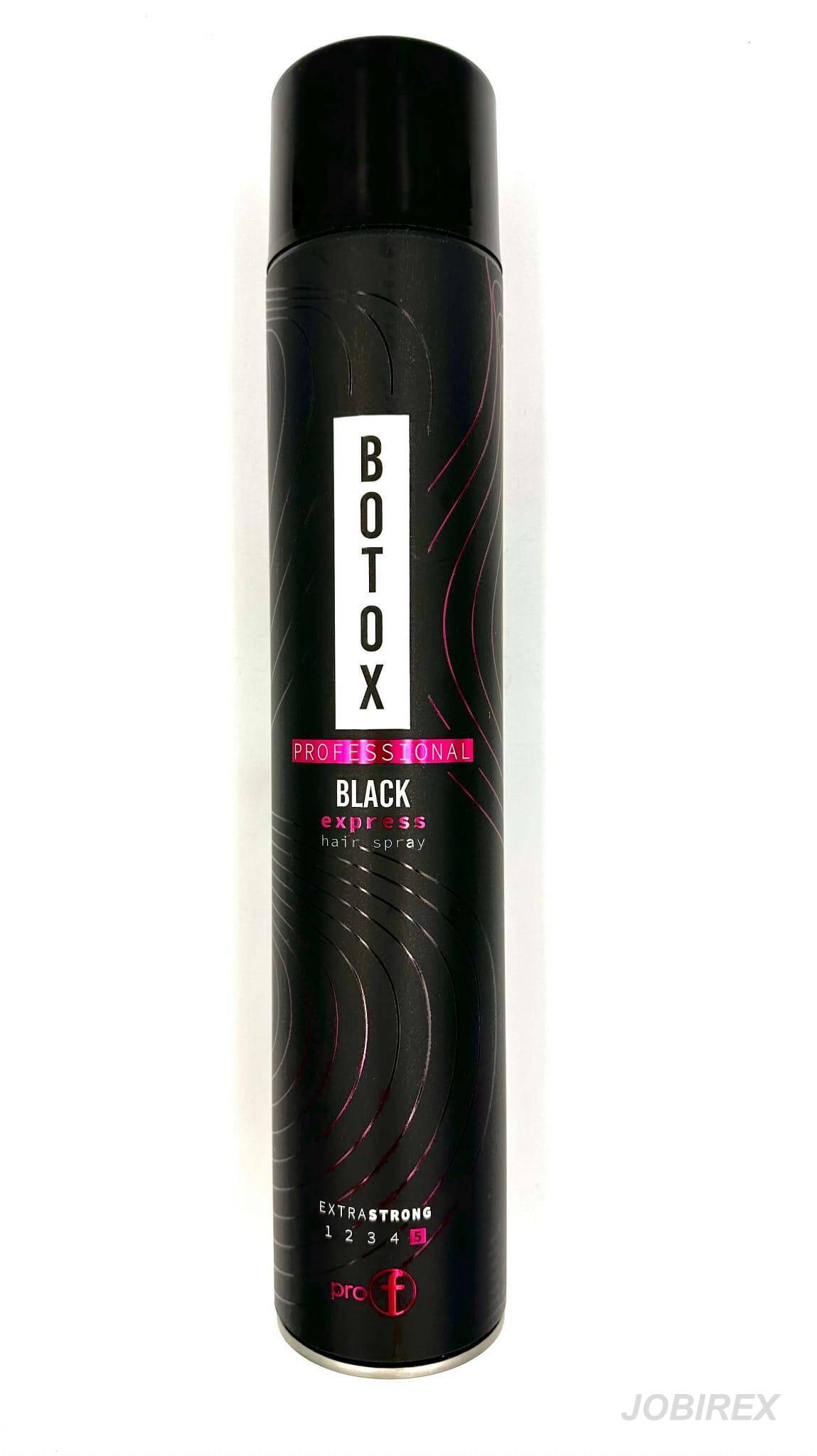 Pro F Botox Black Bardzo Mocny Lakier Do Włosów 750ml