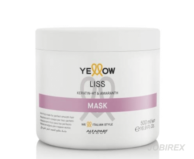 Yellow Liss Therapy Maska z Keratyną Do Włosów Prostowanych 500ml