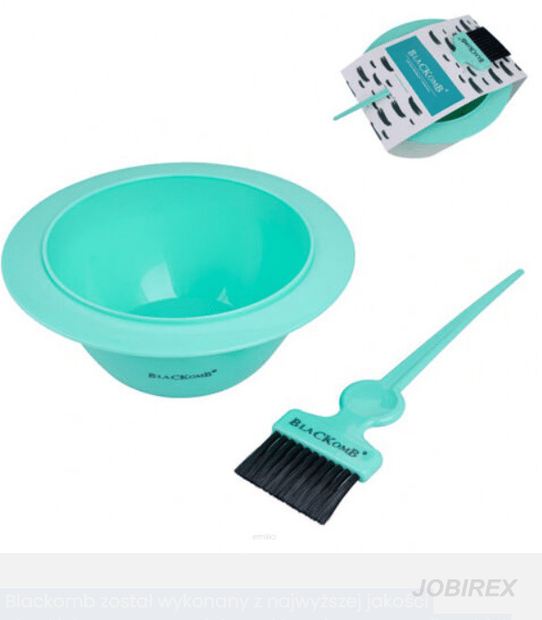 Ponik's Black Comb Miseczka + Pędzelek Do Farbowania BZN002
