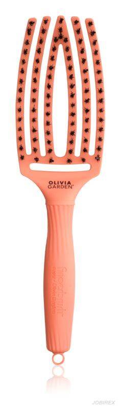 Olivia Garden Szczotka do Włosów Finger Brush Medium Coral