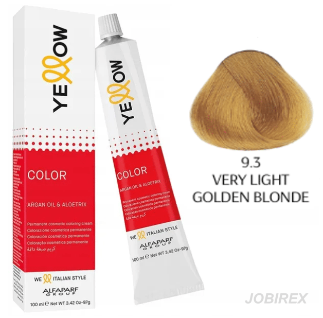 Alfaparf Yellow Farba Do Włosów Argan Aloetrix 9,3 100ml