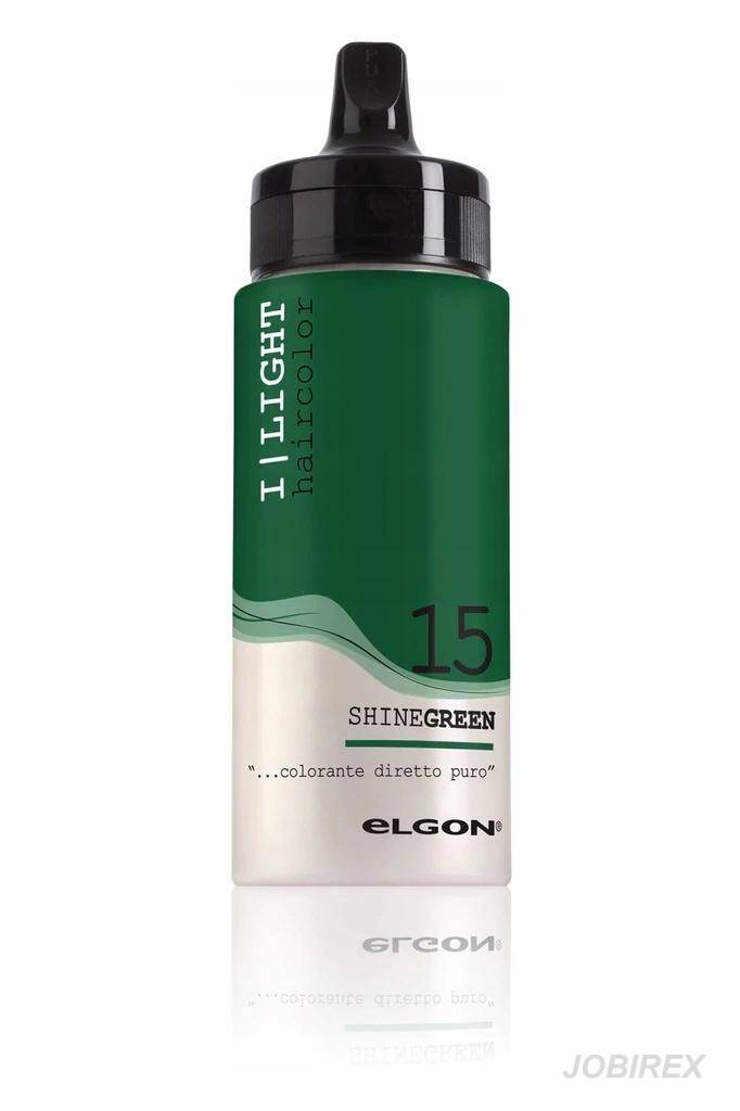 Elgon Toner Do Włosów Rozjaśnianych I Light 15 Shine Green Zielony 100ml
