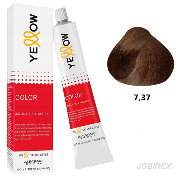 Alfaparf Yellow Farba Do Włosów Argan Aloetrix 7,37 100ml