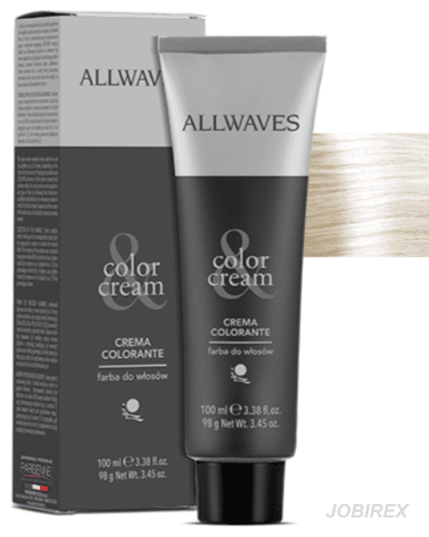 Allwaves Color Cream Farba Do Włosów 1001 100ml