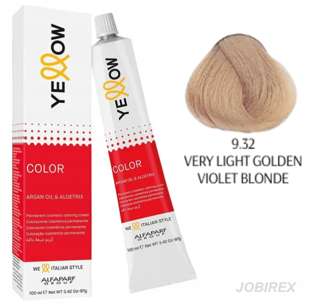 Alfaparf Yellow Farba Do Włosów Argan Aloetrix 9,32 100ml