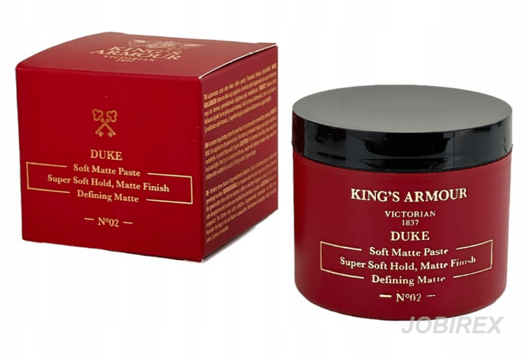 King's Armour Soft Matte Paste Duke Miękka Pasta Do Włosów 110ml