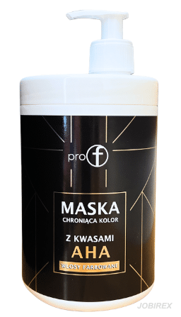 Pro F Maska Kolor z Kwasami Aha 1L