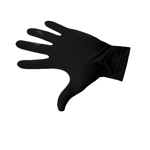 Rękawiczki Nitryl CZARNE XL 100szt/op