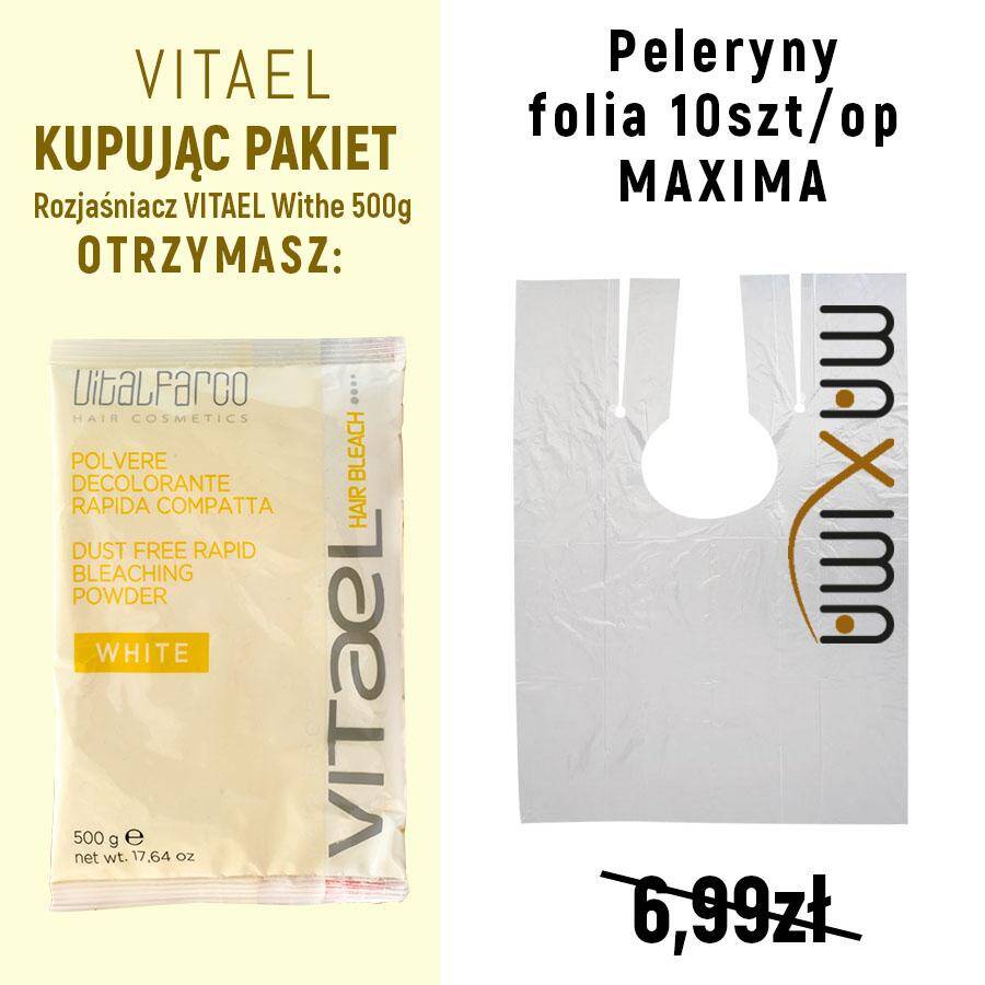 Rozjaś. VITAEL White 500g + peleryny folia 10szt/op MAXIMA