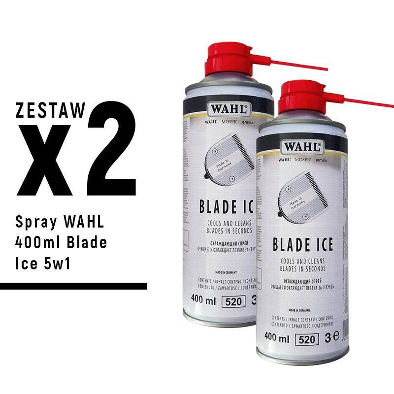 Spray WAHL 400ml Blade Ice 5w1 x 2szt ZESTAW