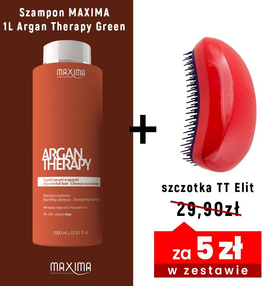 Szampon MAXIMA 1L Argan Therapy Green +