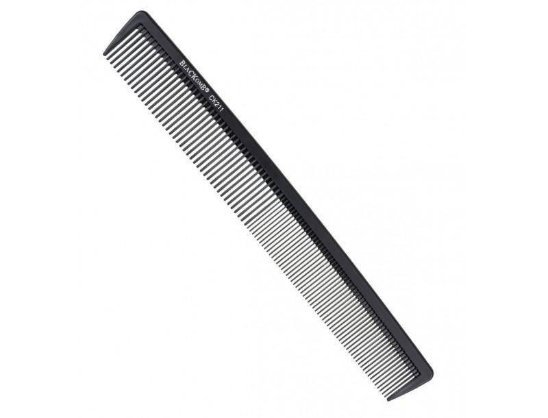 Grzebień CK211 BlacKomb Karbonowy 21,5 x 3cm do strzyśnia włosów.