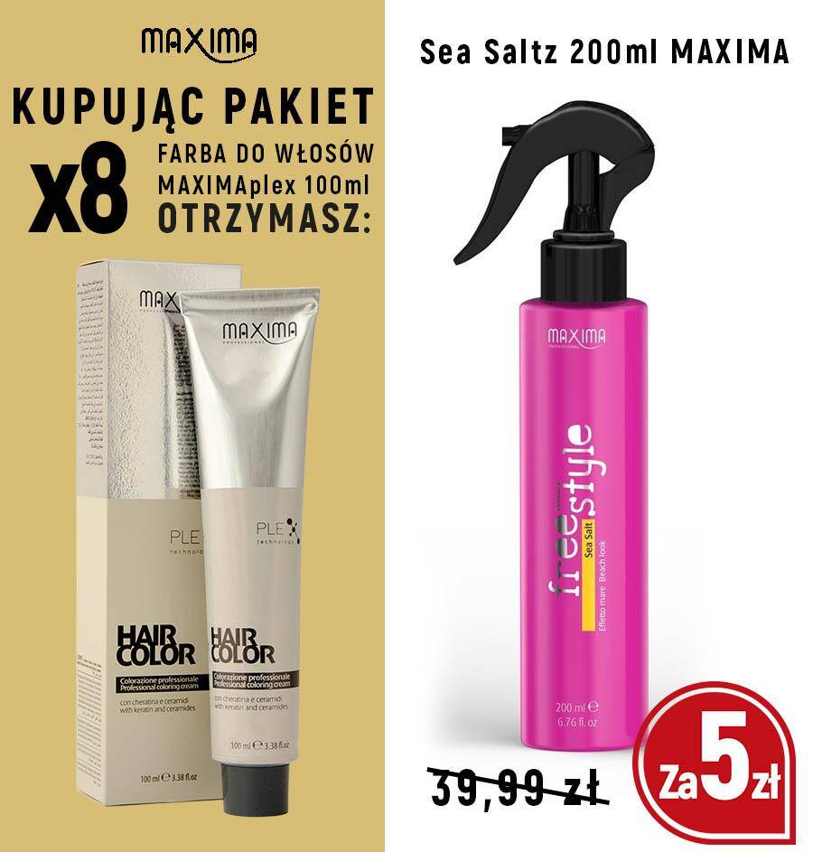 Farba MAXIMA Plex x 8 + Sea Saltz 200ml MAXIMA za 5zł