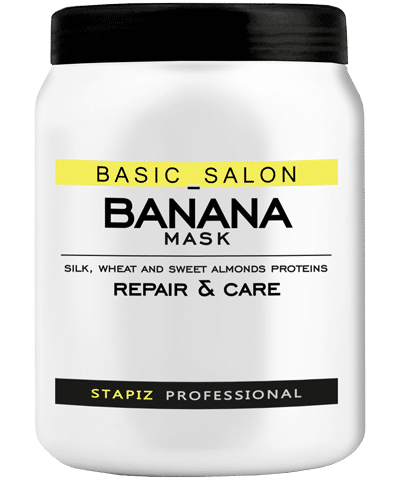 STAPIZ Basic Salon Banana, Maska, 1000ml (Zdjęcie 1)