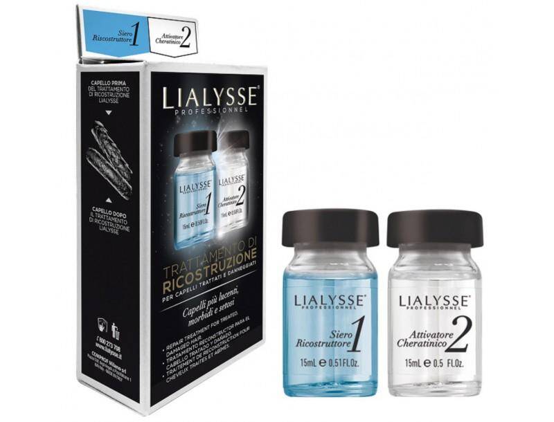 Kuracja BTX Lialysse regeneracja 2 x 15ml Step No 1 Serum Restrukturyzujące i Step No 2 Aktywator ( ampułki należy wymieszać razem )