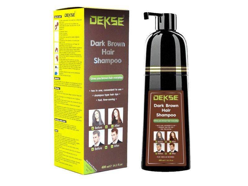 DEKSE odsiwiacz MEN 400ml szampon CZARNY