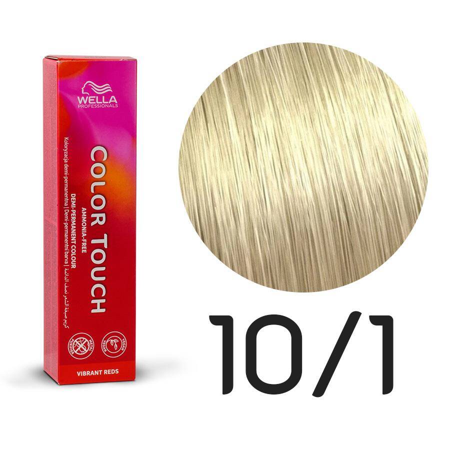 Farba WELLA AF VEGAN Color Touch 60ml 10/1 Najjaśniejszy blond popielaty