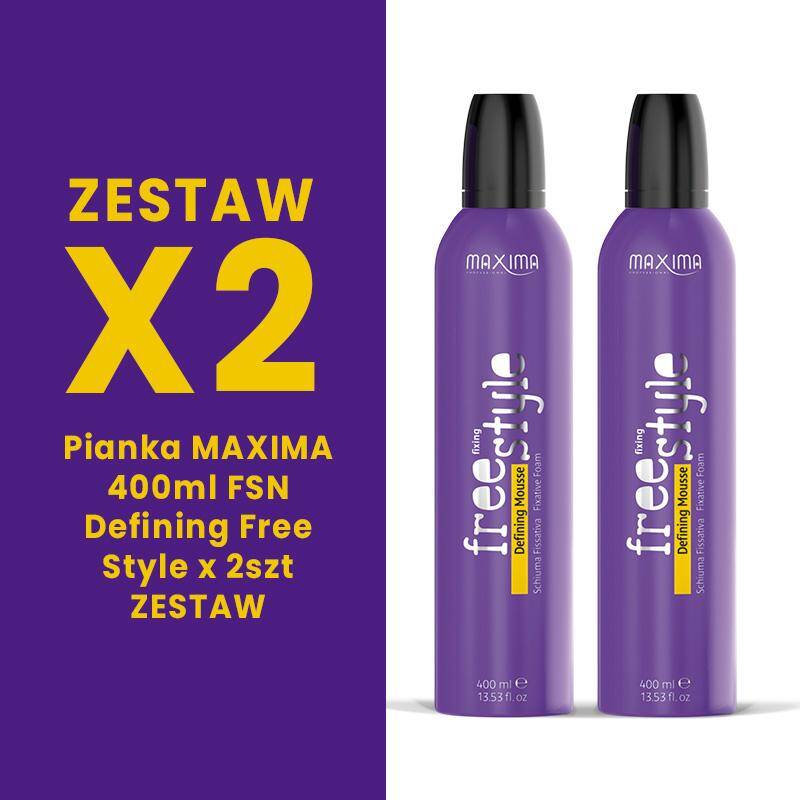 Pianka MAXIMA 400ml FSN Defining Free Style x 2szt  ZESTAW