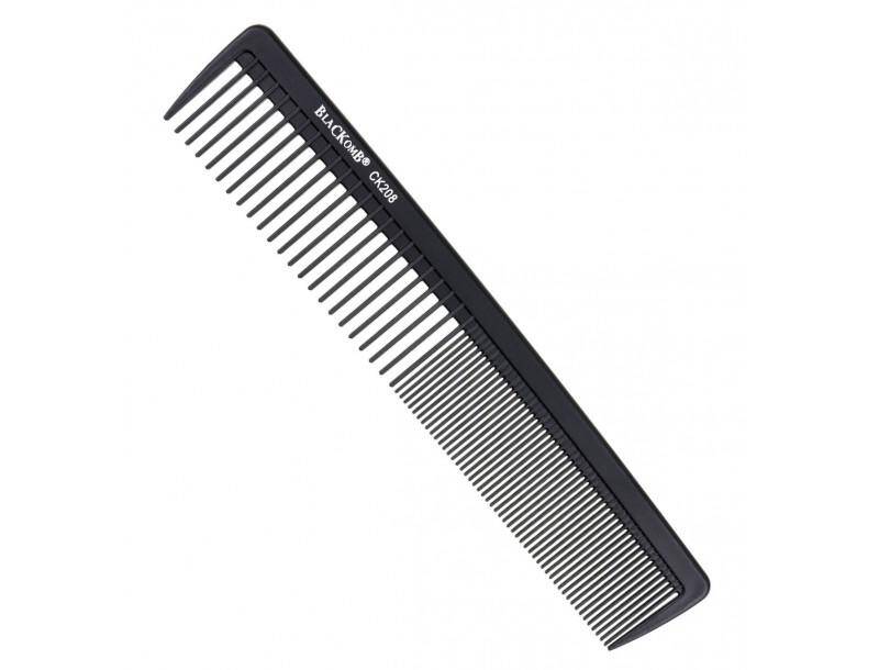 Grzebień CK208 BlacKomb Karbonowy 20 x 2,8cm do rozczesywania włosów.